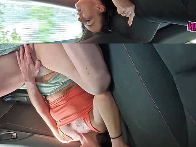Masturbating on the Road Trip While He's Driving