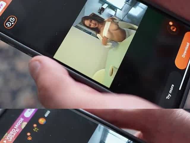 Stepmother caught me with her AI nudes. This babe get lewd and let me bang her
