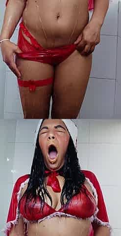 Yawning in the Shower at Christmas