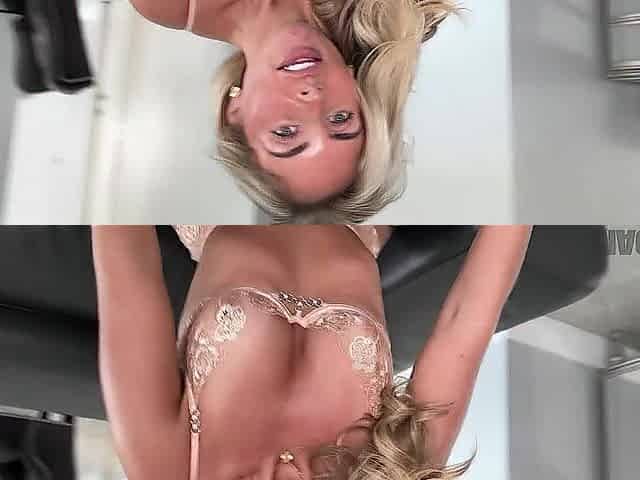 Hawt Golden-haired UK Honey Bonnie Blue Gets Drilled and Folded by JMac into Full Nelson