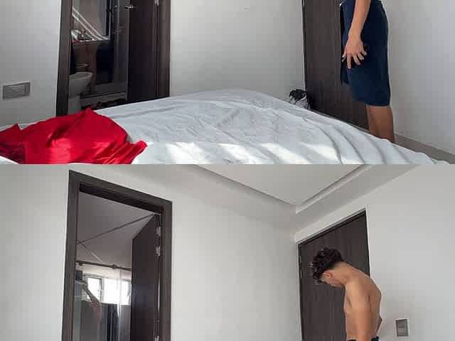 What Happens if a Big Ass Stepmother Seduces Her Little Stepson? Real Amateur Sex