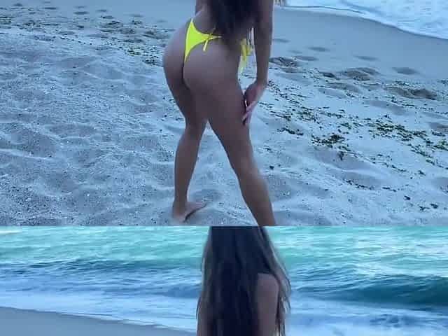 Beach Fun With A Petite Babe - Anal, Cumshot