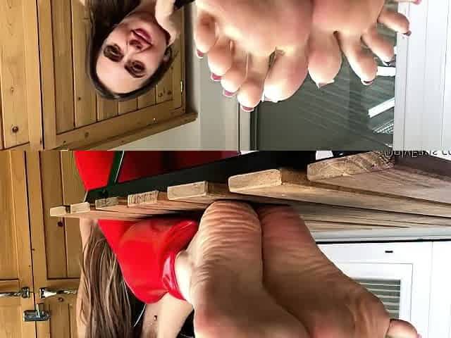Goddess Lena feet joi