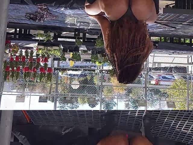 Flashing and twerking with my vagina out