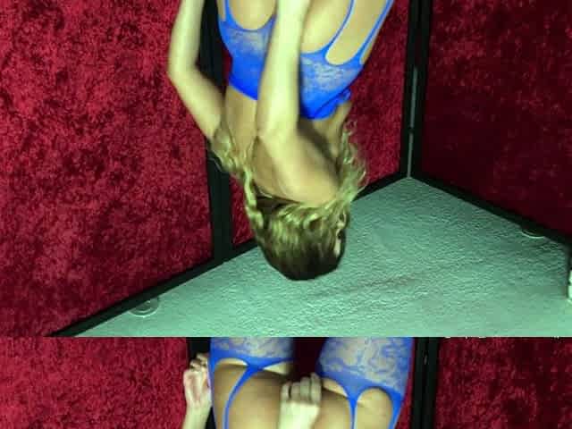 Amateur stockings clad fetish hoe shows off big ass
