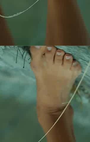 Full Video Check Out My Cute Tanned Feet Strolling Along a Lake Shore