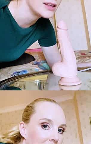 MILF blonde live toys webcam show in shower