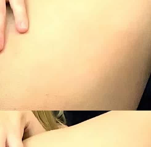 Blond solo beauty jerking off her dick