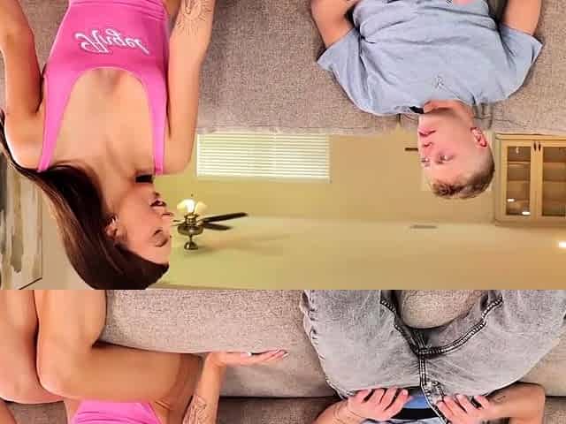 Jojo Austin catches her sister's boyfriend masturbating and