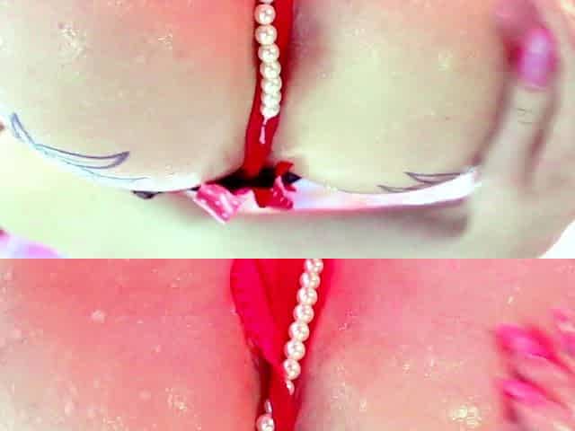 Webcam Teen masturbates and pretends you came in her mouth