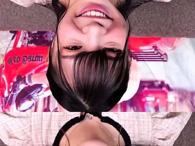 Amateur Asian College Teen Gives Blowjob