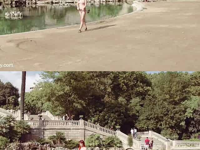Dominika Nude in Barcelona 1