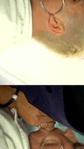 Sexy natural nurse gets fucked in the hospital car