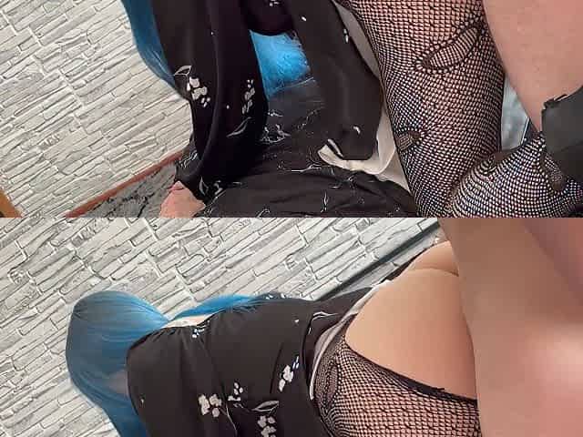 Goth Girl Takes Two Creampies In Her Pussy