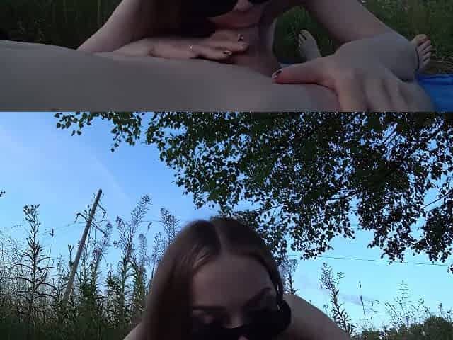 Cute Teen 18+ Enjoys Sex After A Walk. Amateur Pair