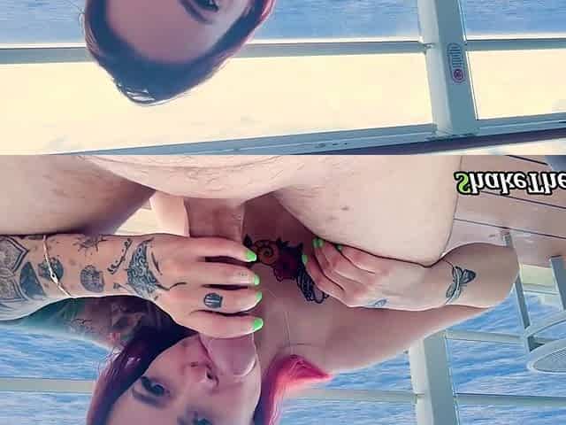 Shake the Snake - Amateur Honey is Drilled by her Boyfriend on a Cruise