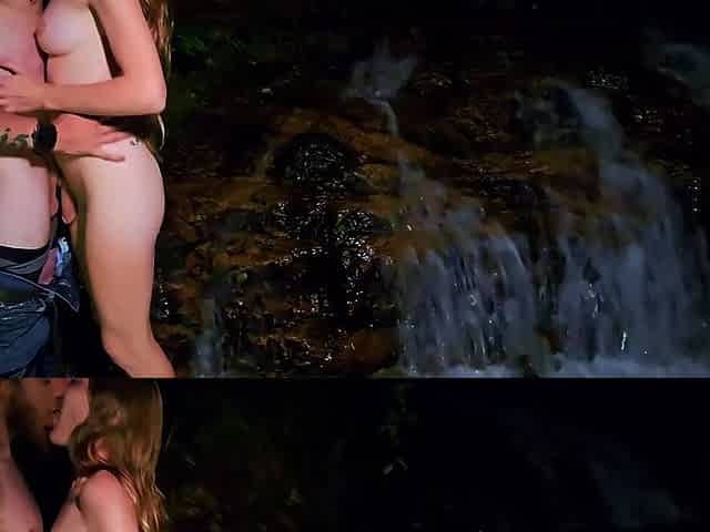 Nova worships Cain's shlong and gets bent over and banged over a waterfall