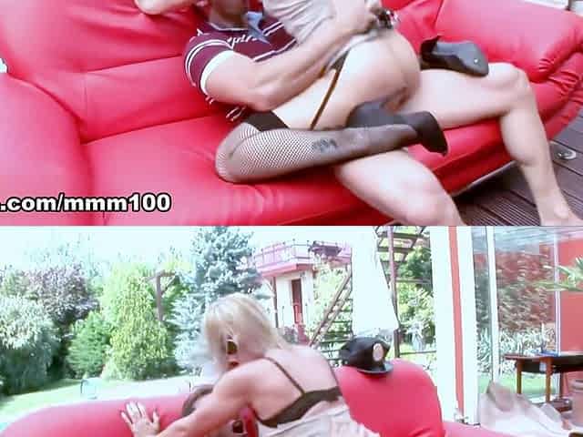 Blonde Cop Caty Cambell's Wild Ride in Uniform - Blowjob, Anal, and More! - MMM100