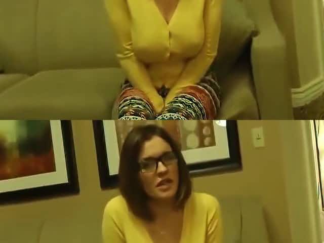 kinky mom gets accidental creampie POV