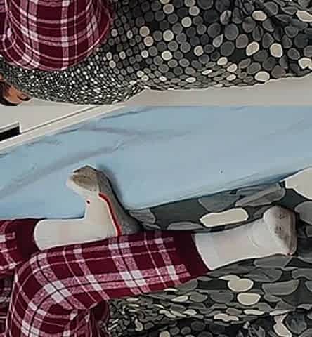 Foot Fetish Brunette Sucking Toe in the Morning Shanaxnow