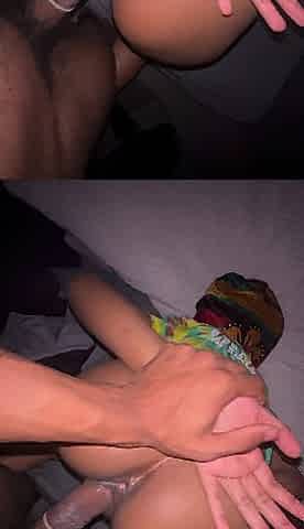 Tiny Black takes BBC during the time that bf leaves for work