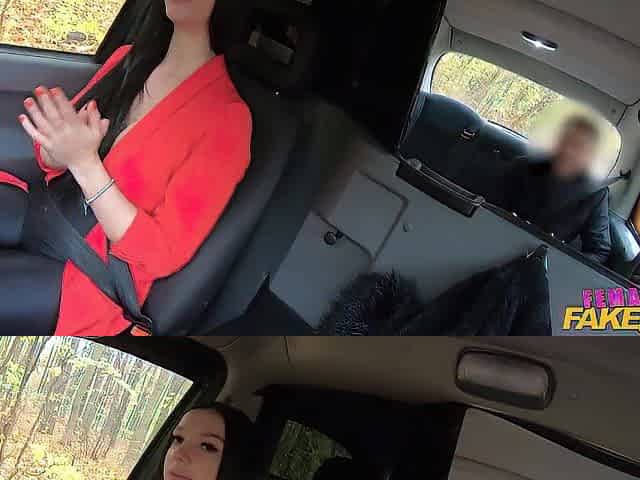 Mystery chap spunked over my butt after anal invasion - Female FakeTaxi