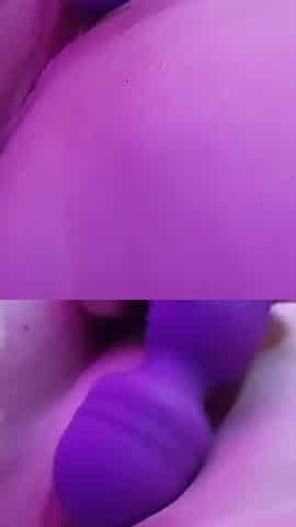 20 Year Curvy Big-Breasted Nymphomaniac and Her Pink Dildo in Tight Pussy