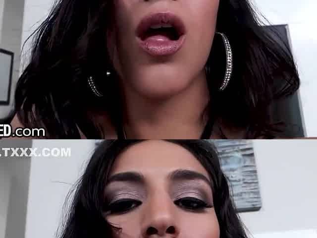 Destiny Loves Throating A Huge Dick! With Destiny Lovee