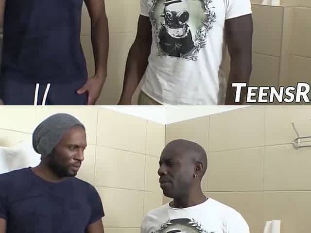 Tiny Teen 18+ Shared Between Two Massive Black Cocks