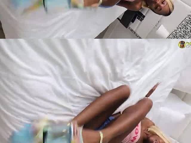 Johntronx - Petite Black Babe Feels Every Inch of My Cock in Her Tight Pussy