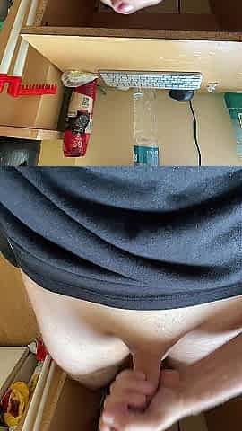 Masturbating my dong and cumming