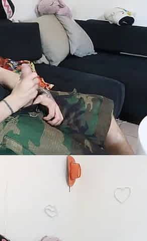 My Friend Finds My Geek Roommate Is Masturbating and My Friend and I Give Him His First Blowjob.