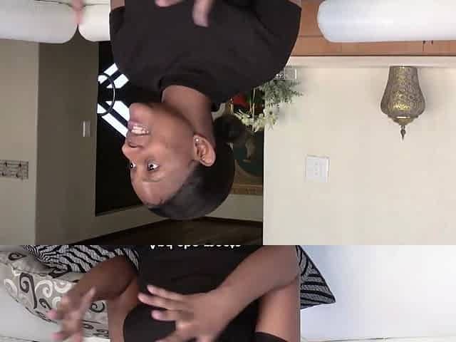 Big ass ebony babe enjoyed rough sex