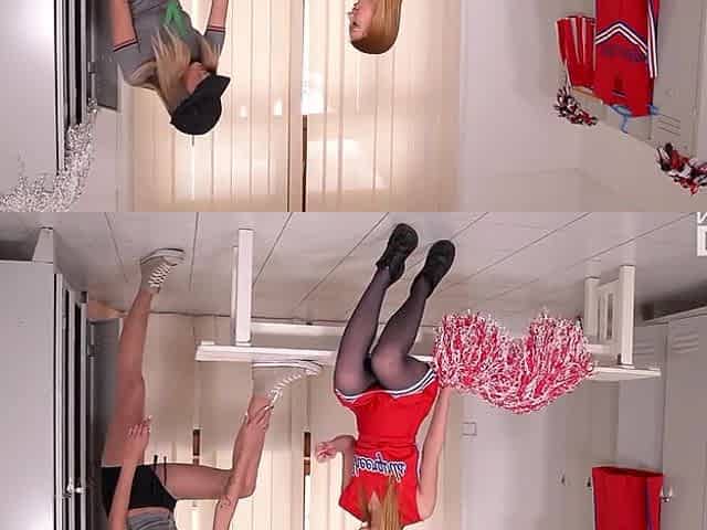 Cheerleader Foot Licking & Toe Sucking Group Sex With Stasy & Kira - Kira Thorn And Stasy Riviera
