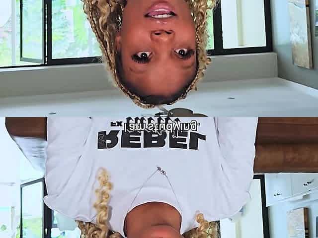 Cute Big Tits Black Teen Blows Big Cock