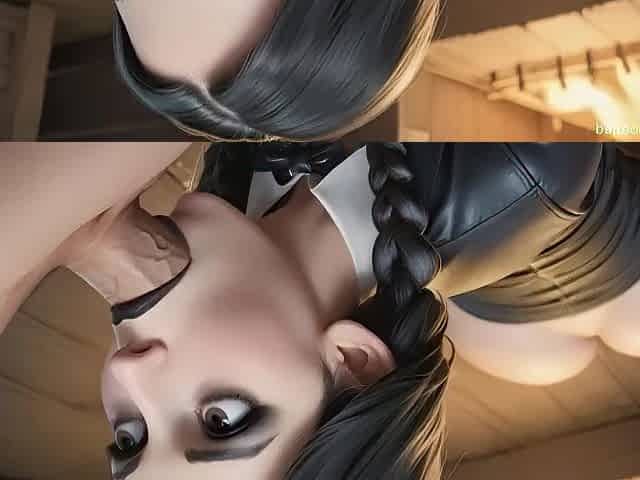 doxy addams takes a giant facial and likes it - ai-clip