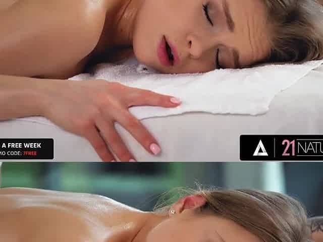 twenty one NATURALS - Angel Alexa Flexy Gets Her Soaked Booty Fingered And Screwed After A Massage