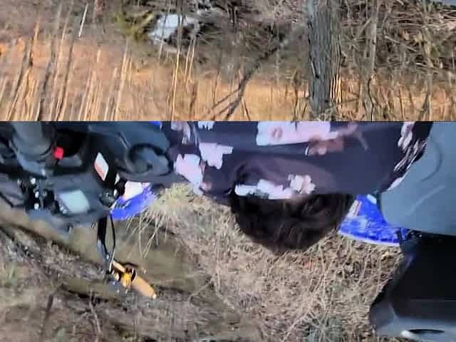 BBW Creampied in Public - Waterfall Adventure