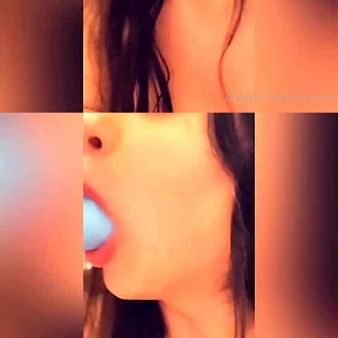 Close up BJ cumshot