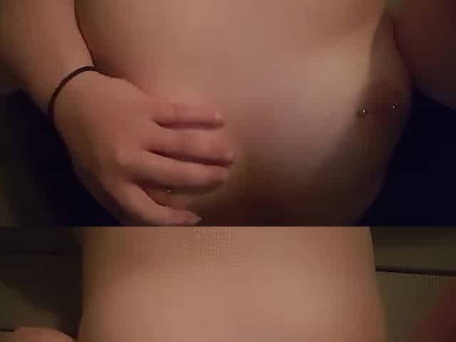 Hot tease on allies balcony