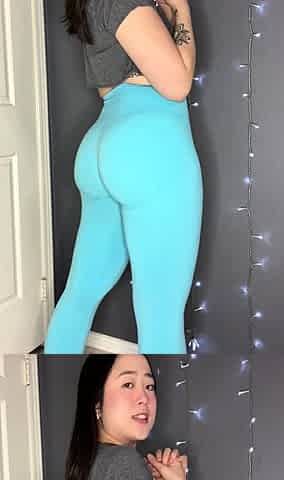 My ass is looking plump and jiggly in these tight leggings