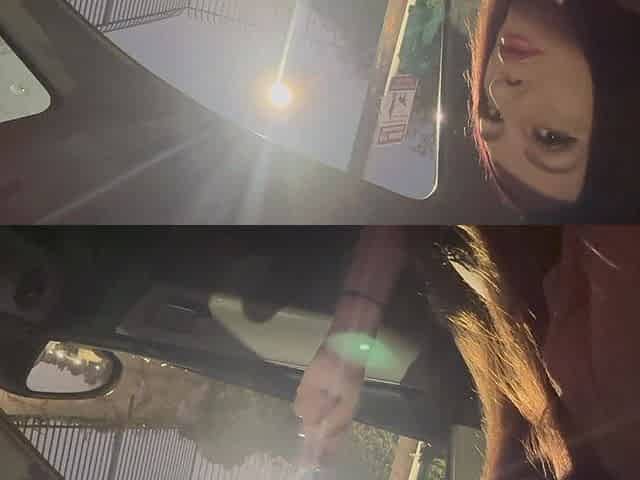 Italian Long Hair Big Tits MILF Artemisia Love Solo Cigarette Smoking and Boob Flashing Night Sesh