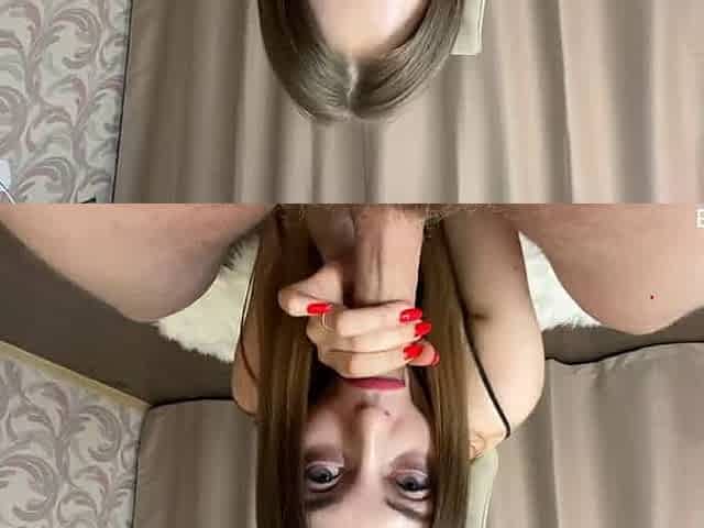 Your babysitter is smashing you for half the price, and blowing you in the throat during an interview - best XXX!