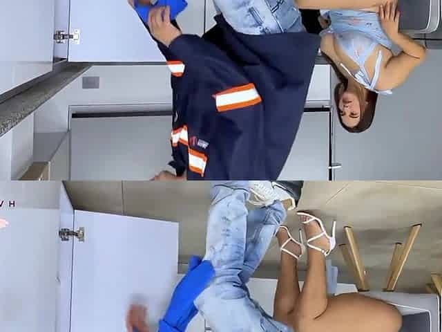 Nasty Housewife having Wild Sex with the Plumber 'cuz That babe Can't Afford t...