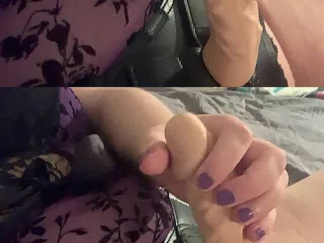 Playing with my cunt and large nipps, with thong on preparing for pegging joy