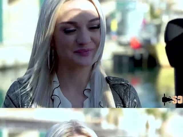 Nathalie, a gorgeous blond, gets her booty destroyed