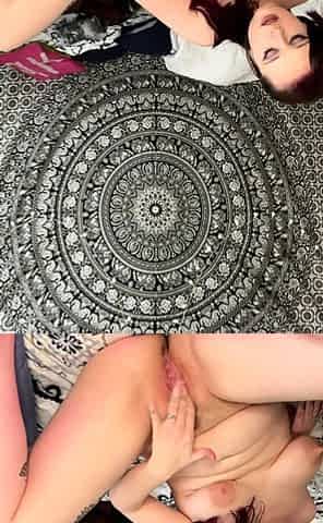 Pregnant Redhead Webcam Masturbation