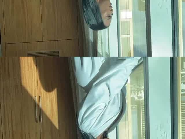 Hotel Window Pounding Leaves Ava Valentina Juicy!