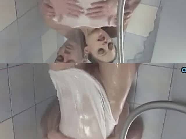 Her Clean Rump in the Shower Tasted Recent as This guy Busied Himself Booty Licking