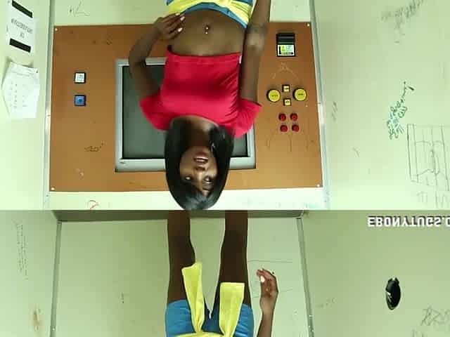 Hawt Black Enjoys Jerking This White Dong